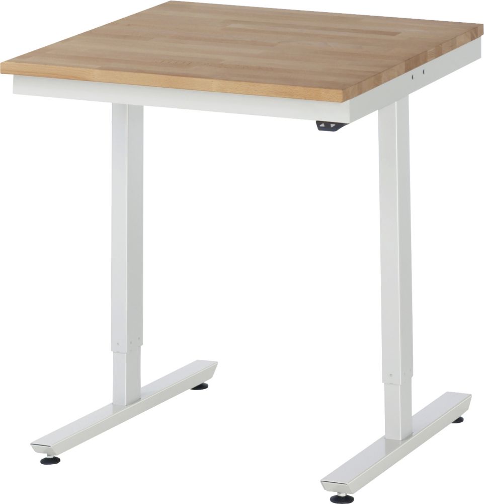 Produktbild Rau Arbeitstisch Serie adlatus 150 750 x 800 mm Buche Massiv Platte 25 mm