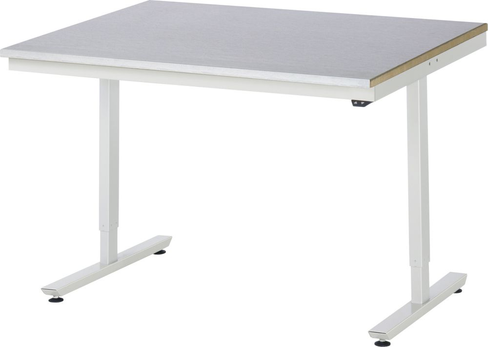 Produktbild Rau Arbeitstisch Serie adlatus 150 1250 x 1000 mm Farbe RAL7035