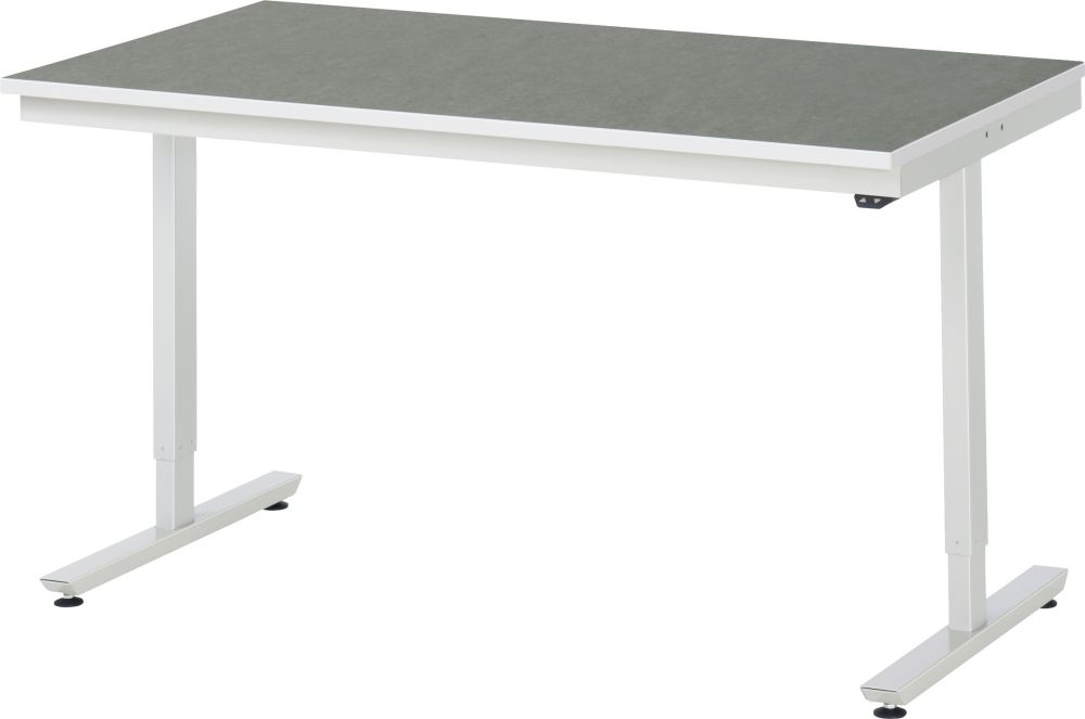 Produktbild Rau Arbeitstisch Serie adlatus 150 1500 mm x Tiefe 800 mm RAL7035