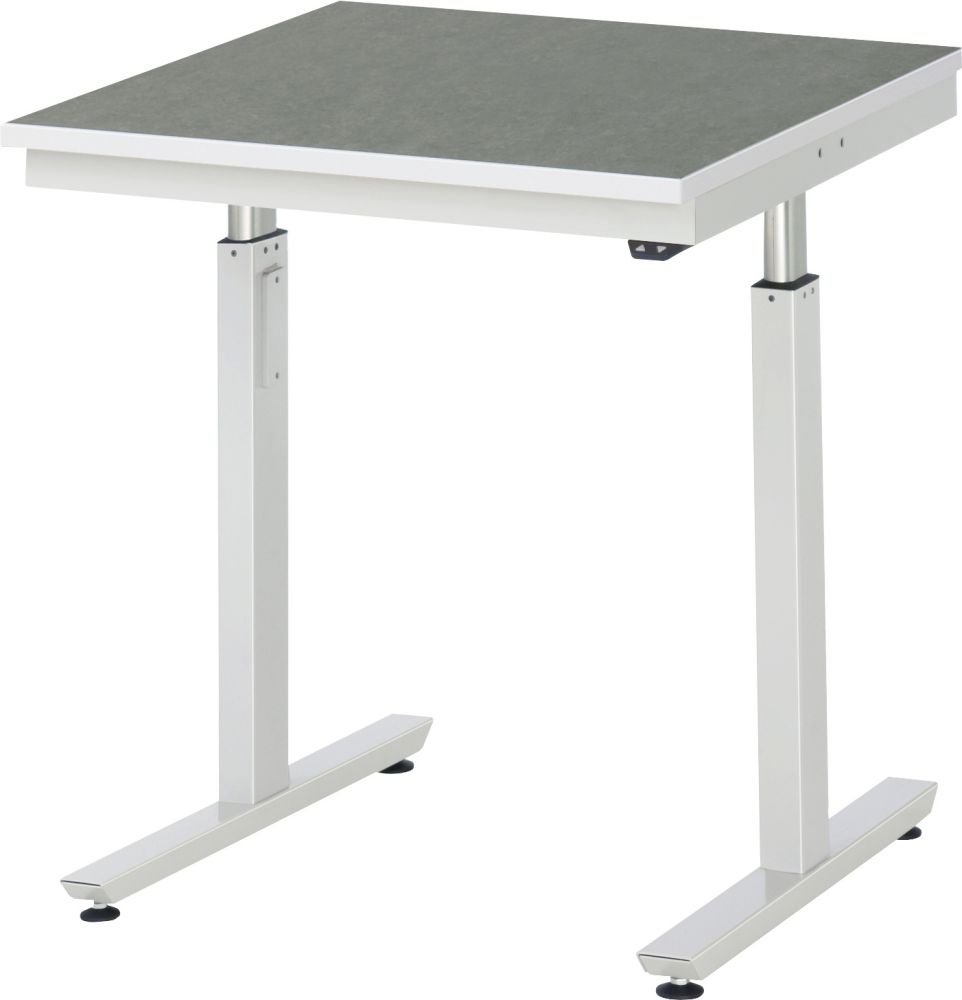 Produktbild RAU Werktisch Serie adlatus 300 mit 2 Doppelhubsäulen 750 x 800 mm