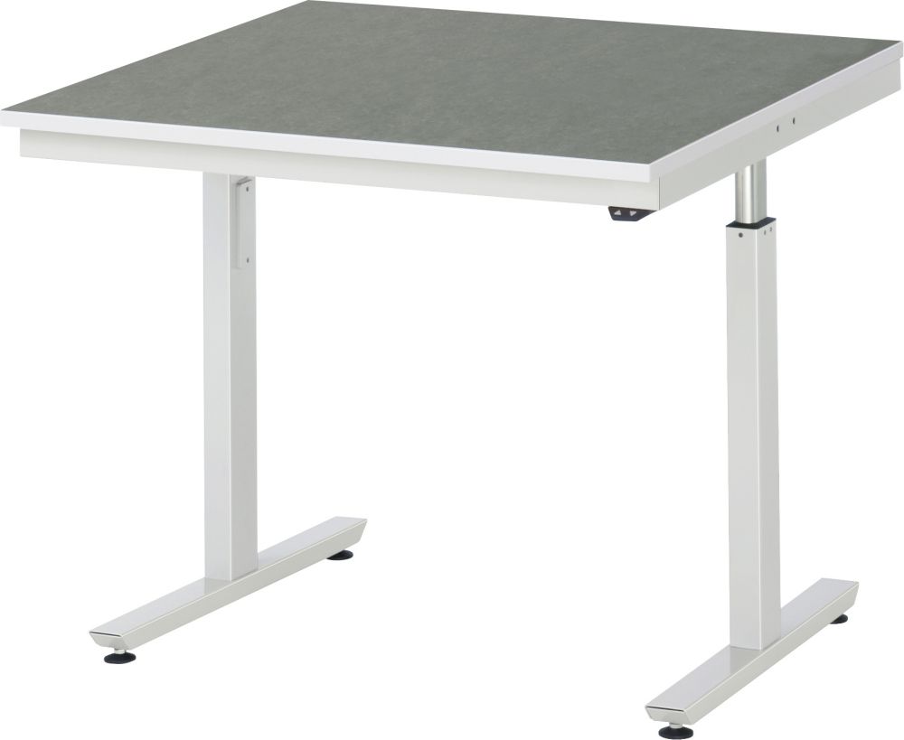 Produktbild RAU Werktisch adlatus 300 mit 2 Doppelhubsäulen 1000 x 1000 mm