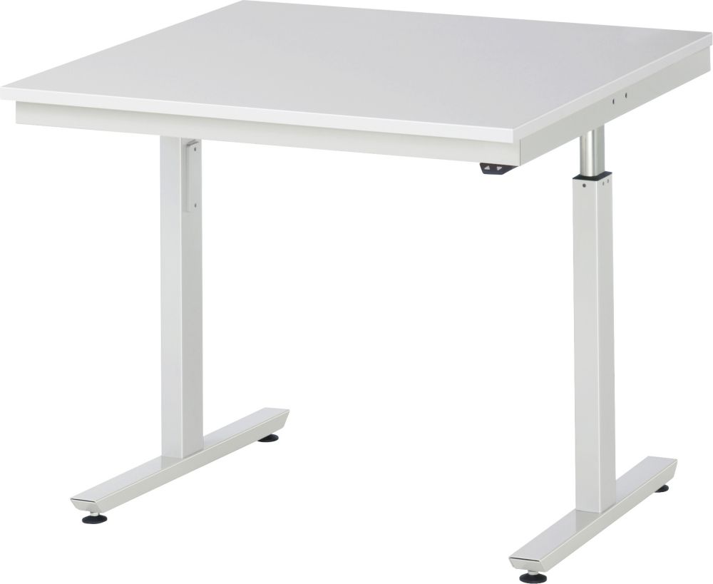 Produktbild RAU Werktisch adlatus 300 mit 1000 x 1000 mm RAL7035