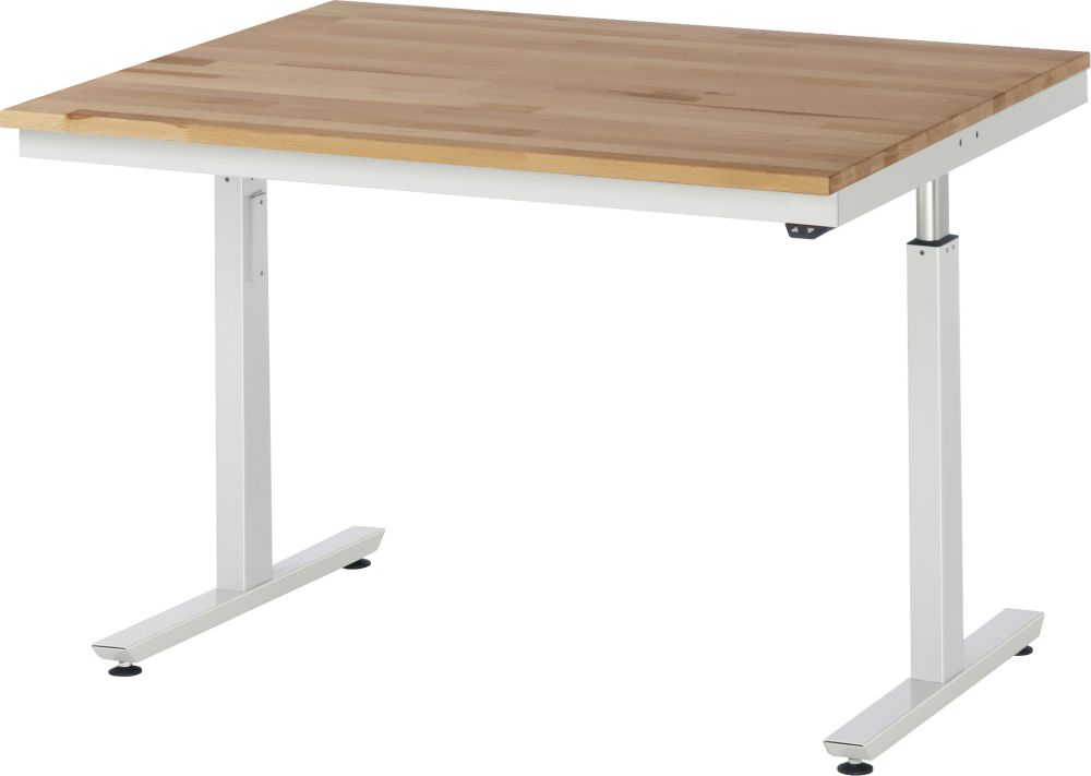 Produktbild RAU Werktisch adlatus 300 Buche Massiv Platte 1250 x 1000 mm