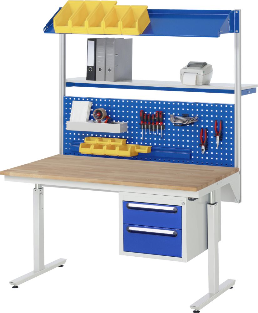 Produktbild RAU Werktisch Serie adlatus 300 Funktionsunterbau 2000 x 800 mm