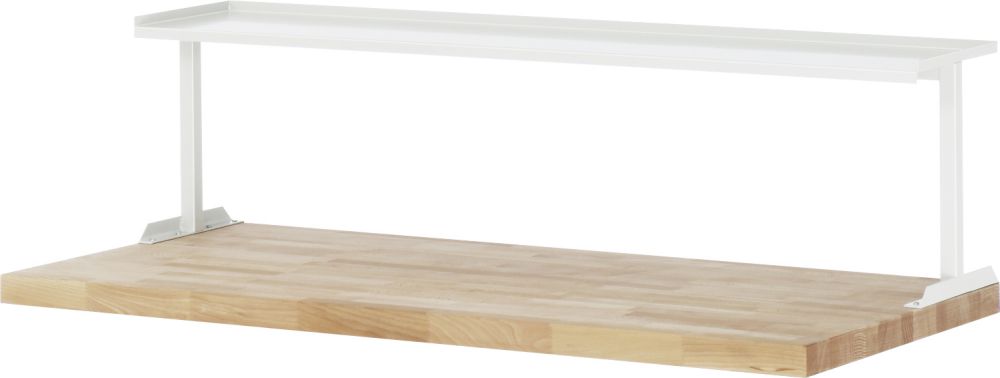 Produktbild RAU Ablage Breite 2000 mm x Tiefe 300 mm x Höhe 375 mm Farbe Gestell RAL7035