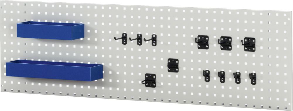 Produktbild RAU Lochplatte fuer Wandmontage Breite 2000 mm x Tiefe 15 mm x Höhe 450 mm