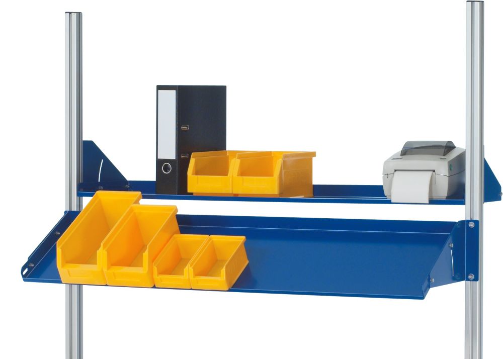 Produktbild RAU Metallablage neigbar Breite 2000 mm x Tiefe 300 mm