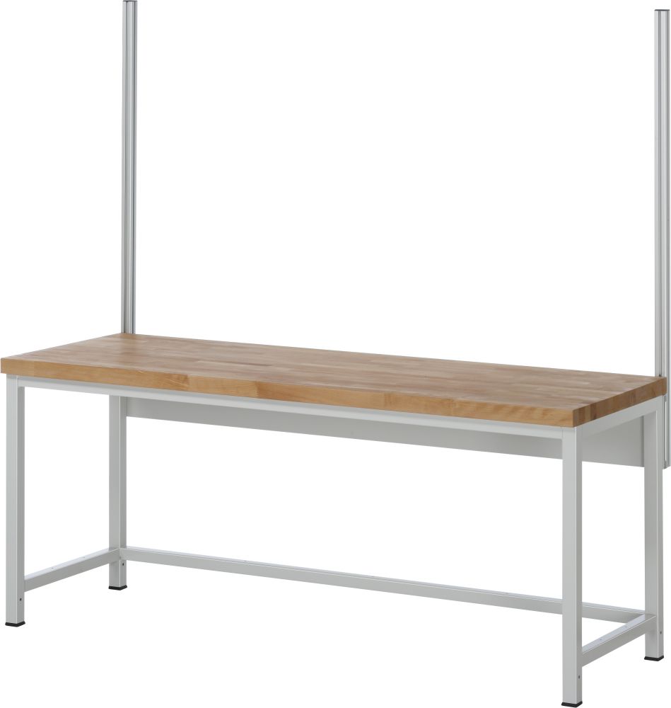 Produktbild RAU Befestigungssatz mit Systemstützen Breite 2000 mm Farbe Gestell RAL7035 bild 2