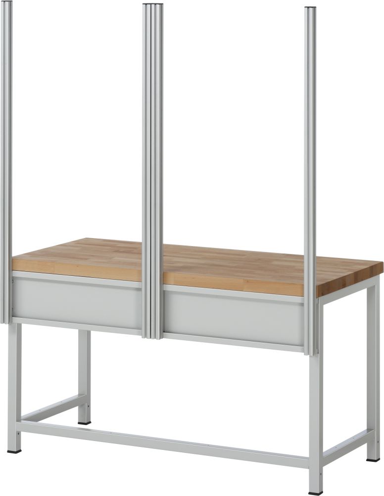 Produktbild RAU Befestigungssatz mit Systemstützen Breite 1500 mm Farbe Gestell RAL7035 bild 2