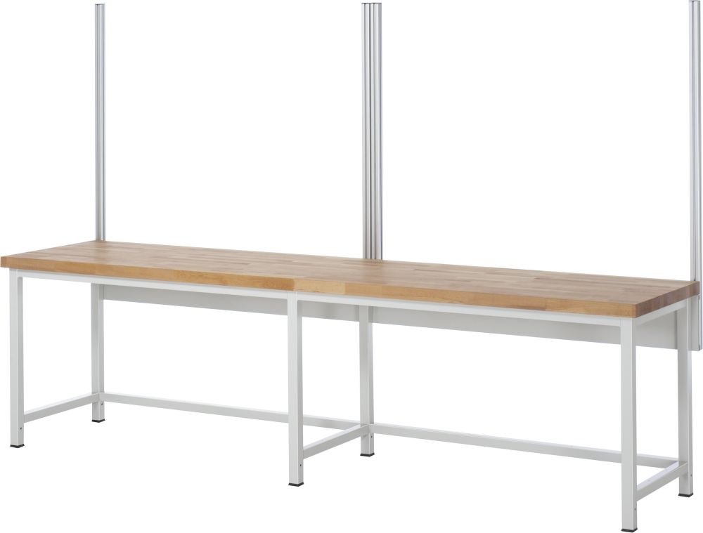 Produktbild RAU Befestigungssatz mit Systemstützen Breite 3000 mm Farbe Gestell RAL7035 bild 2