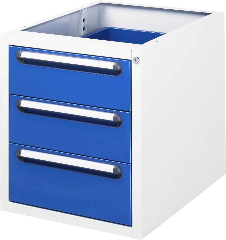 Produktbild Rau Unterbau-Container 3 Schubladen Breite 480 mm x Tiefe 600 mm x Höhe 545 mm