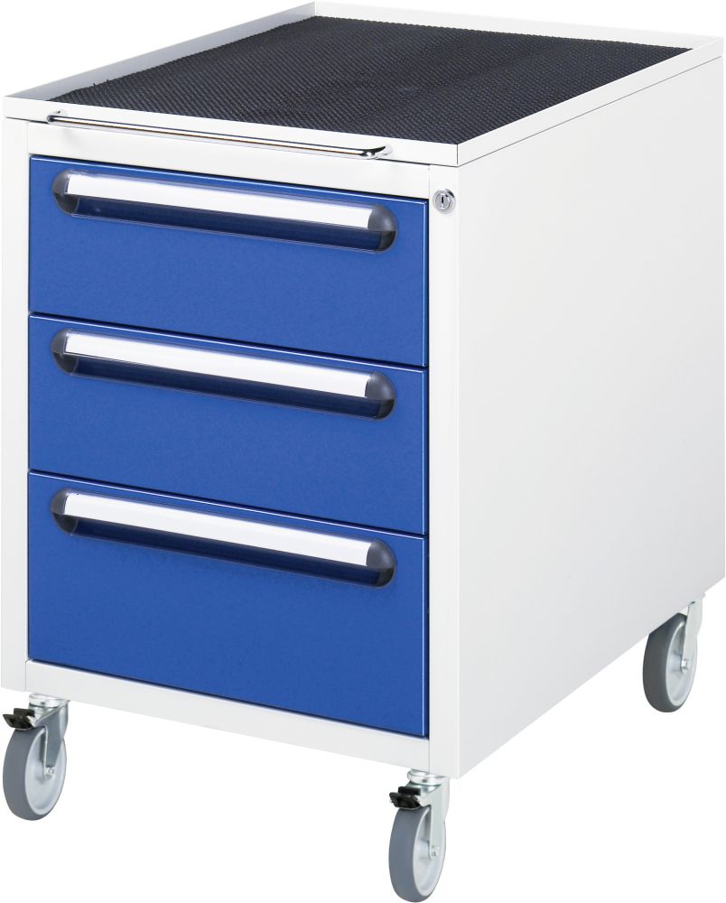 Produktbild Rau Unterbau-Container B490 mm x T600 mm x H690 mm 3 Schubladen