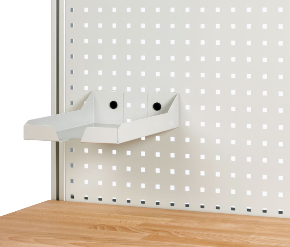 Produktbild Rau Werkbänke Ablage für Lochplatte 225 x 305 x 35 mm RAL7035
