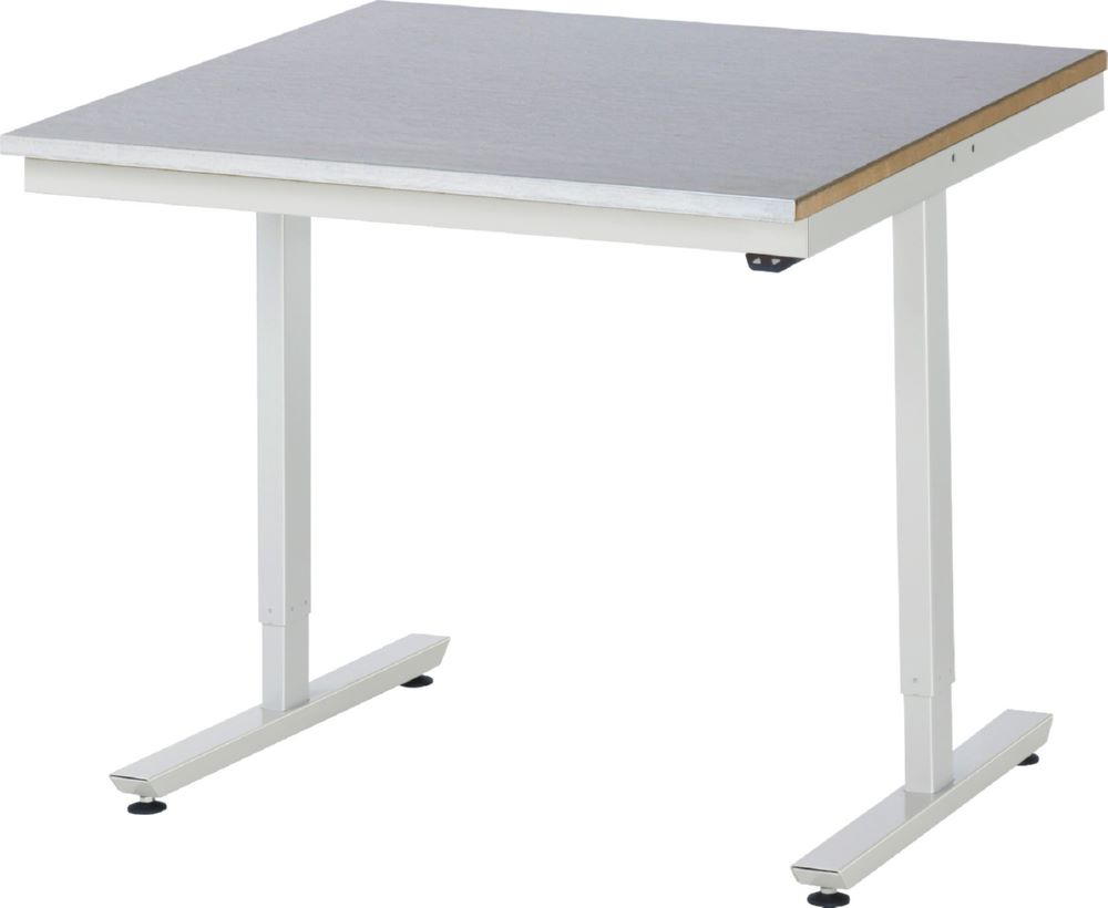 Produktbild RAU Arbeitstisch Serie adlatus 150 Höhenverstellbar Breite 1000 mm x Tiefe 1000 mm