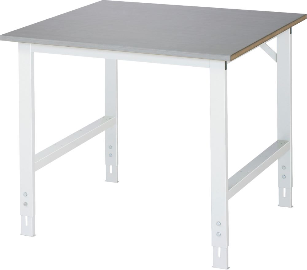 Produktbild Rau Werkbänke Arbeitstisch Tom Grundtisch 1000 x 1000 x 760 bis 1080 mm bild 1