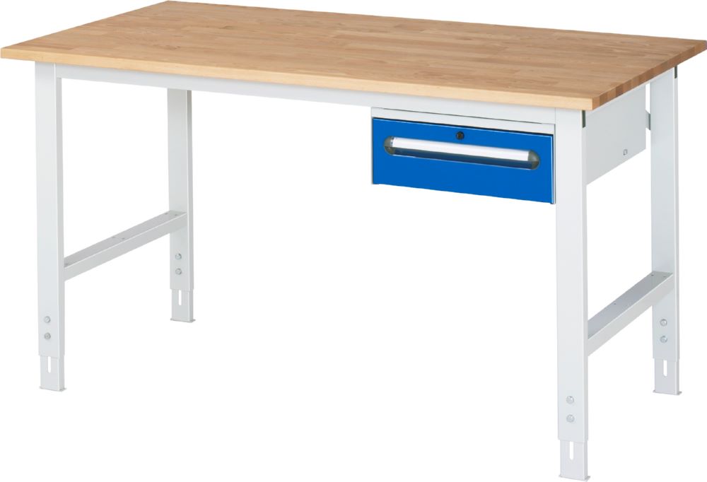 Produktbild Rau Werkbänke Arbeitstisch Tom K Modell 02 mit den Maßen 2000 x 1000 mm
