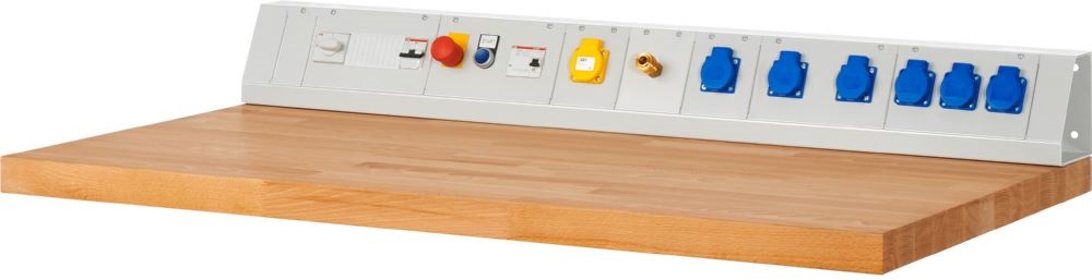 Produktbild Rau Werkbänke Basis-Medienkanal 400V zur Bestückung Breite 1000 mm bild 4