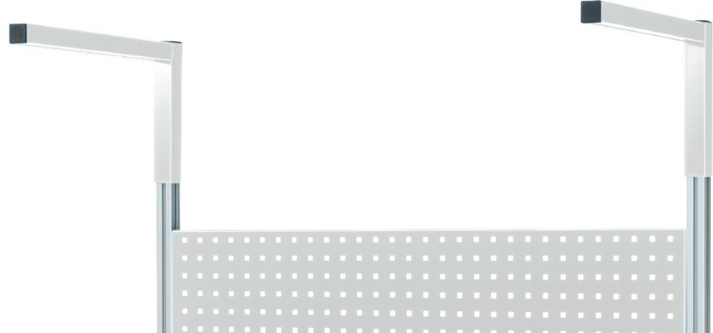 Produktbild Rau Werkbänke Doppel Auslegerpaar 45 x 550 x 300 mm RAL7035