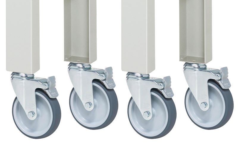 Produktbild Fahrbare Werkbank 7001A1 1000 x 700 x 950-1000 mm mit 1 Schublade 4 Lenkrollen bild 3