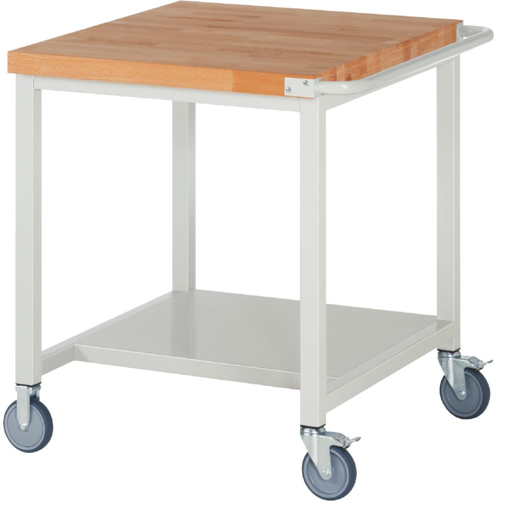 Produktbild RAU Fahrbare Werkbank 8000 - Modell 8000 Arbeitstisch Breite 750 mm mit Ablageboden