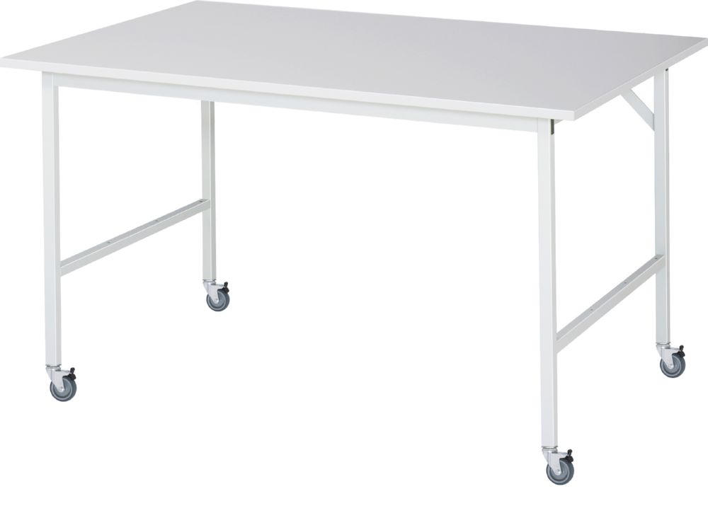 Produktbild Rau Werkbänke Fahrbarer Arbeitstisch Jerry 1500 x 1000 x 900 mm M-Platte 22 mm 4 Lenkrollen