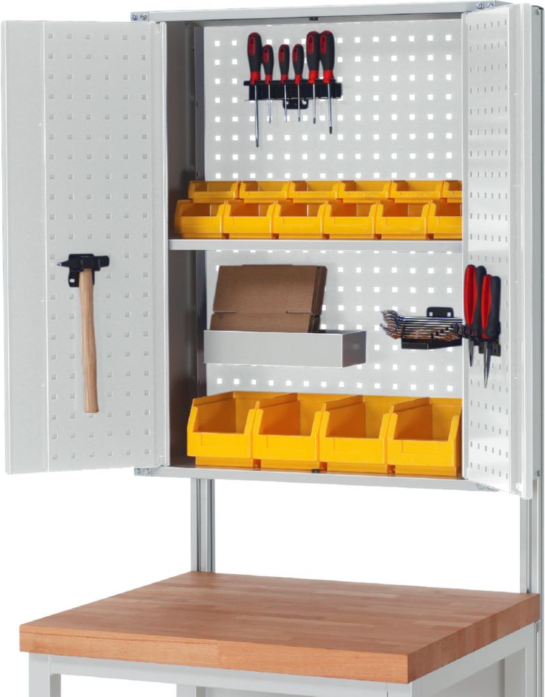 Produktbild Hängeschrankank  750 x 250 x 900 mm RAL 7035 bild 3