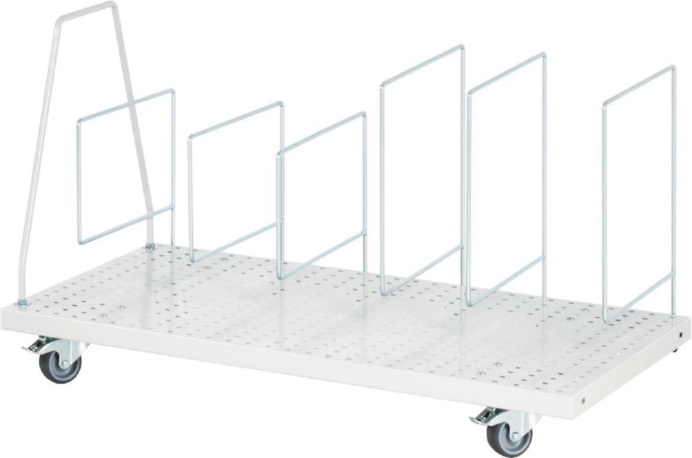 Produktbild Kartonagenmagazin fahrbar 2000 x 650 x 615 mm RAL7035 bild 2
