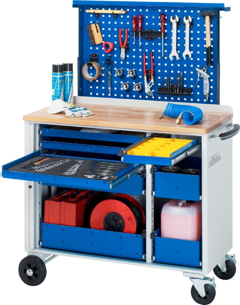 Produktbild Rau Werkbänke Lochwandauszug für Werkzeugwagen Breite 1000 mm bild 3