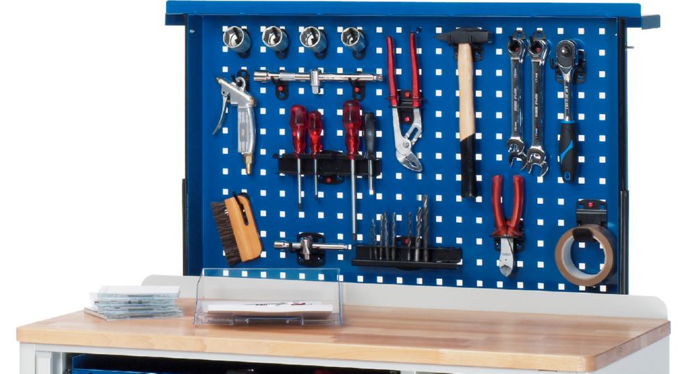 Produktbild Rau Werkbänke Lochwandauszug für Werkzeugwagen Breite 1000 mm