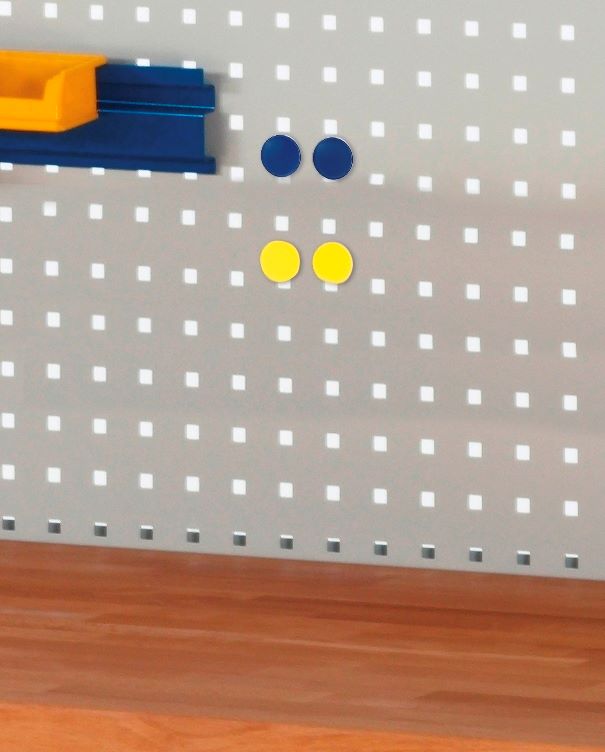 Produktbild Rau Werkbänke Magnete für Lochplatte 4 Stück