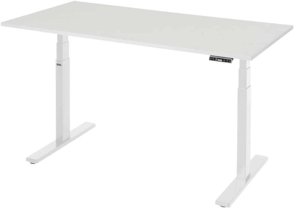 Produktbild Rau Werkbänke Schreibtisch adlatus 100 1500 x 800 x 650-1300 mm M-Platte 22 mm RAL 9005