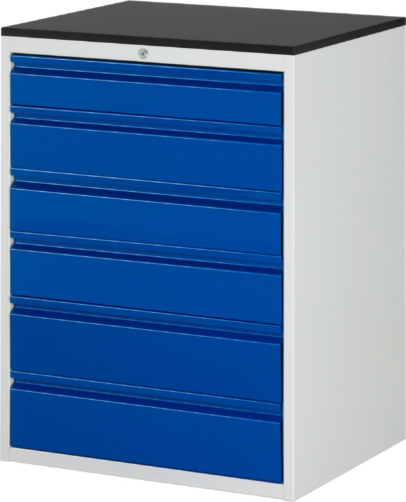 Produktbild Rau Werkbänke Schubladeschrank XL7.11 770 x 650 x 1030 mm M-Platte 22 mm 6 Schubladen