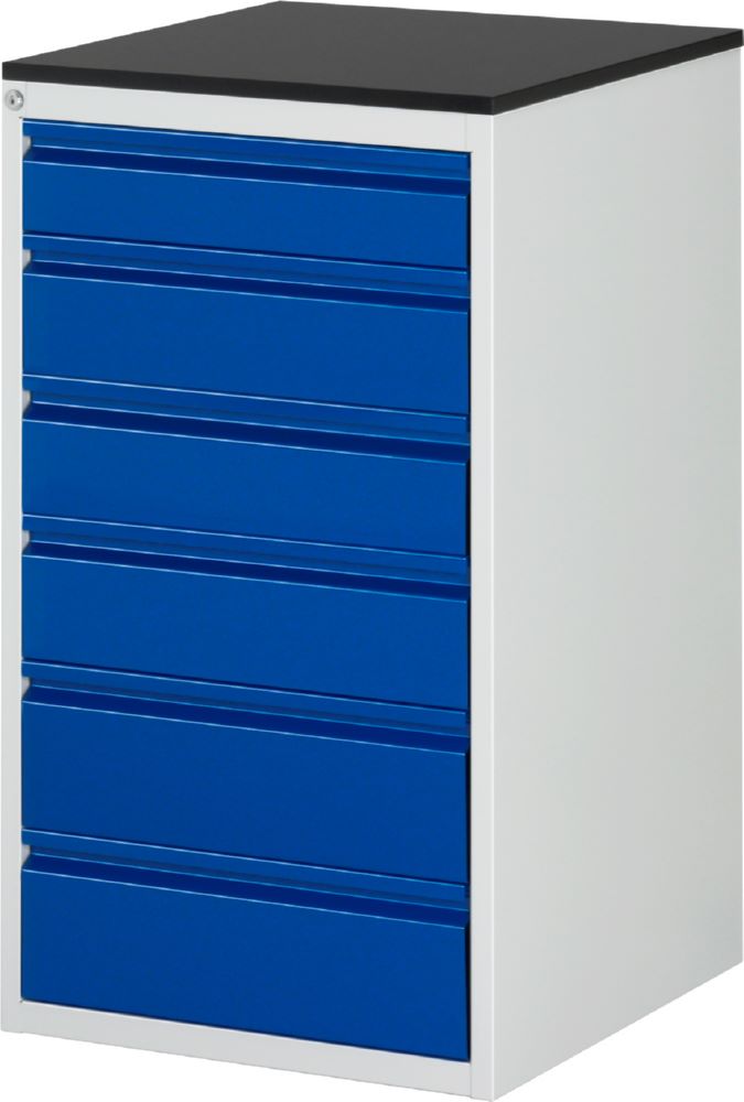 Produktbild Rau Werkbänke Schubladeschrank L7.11 580 x 650 x 1030 mm 6 Schubladen M-Platte 20 mm