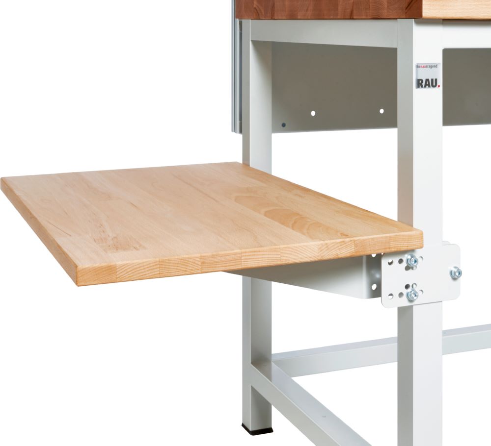 Produktbild Rau Werkbänke Seitenablage zur Montage für Tiefe 900 mm BxTxH 450 x 900 x 100 mm