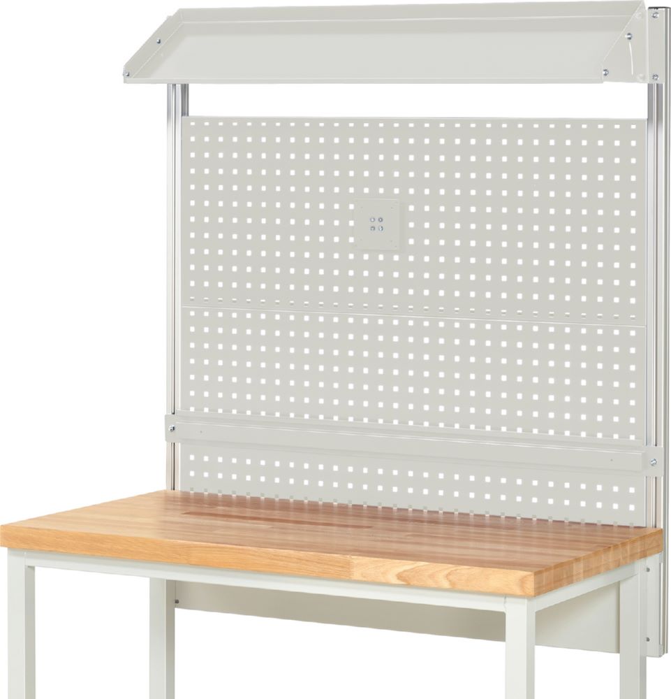 Produktbild Rau Werkbänke System Aufbau Komplettset 02 für Produktbreite 1250 mm RAL7035