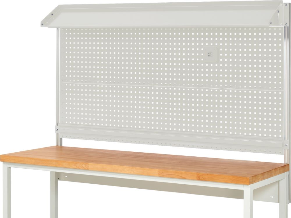 Produktbild Rau Werkbänke System Aufbau Komplettset 02 für Produktbreite 2000 mm RAL7035