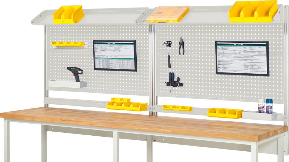 Produktbild System Aufbau Komplettset 02 für Produktbreite 3000 mm RAL7035 bild 2