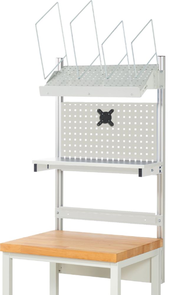 Produktbild Rau Werkbänke System Aufbau Komplettset 03 für Produktbreite 750 mm RAL7035