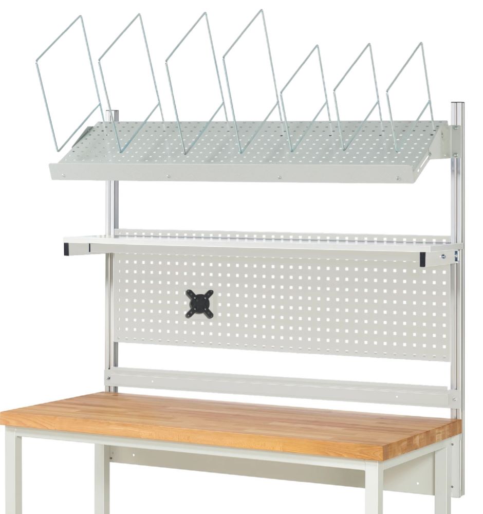 Produktbild Rau Werkbänke System Aufbau Komplettset 03 für Produktbreite 1500 mm RAL7035