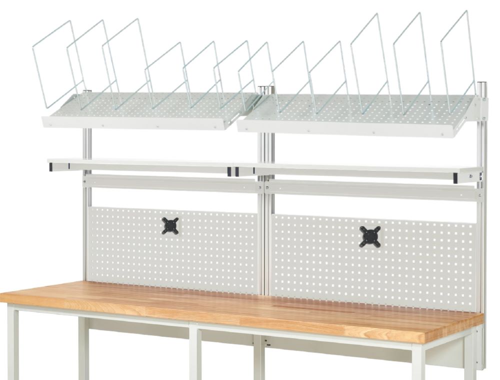Produktbild Rau Werkbänke System Aufbau Komplettset 03 für Produktbreite 2500 mm RAL7035