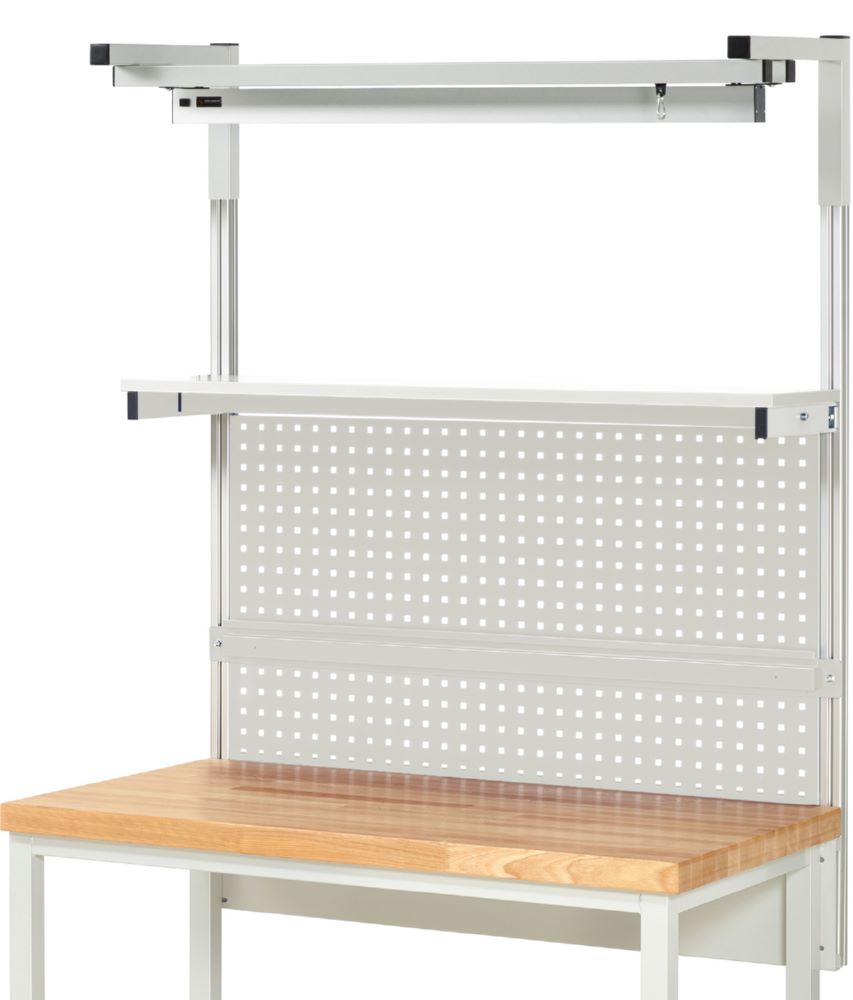 Produktbild Rau Werkbänke System Aufbau Komplettset 04 für Produktbreite 1250 mm RAL7035