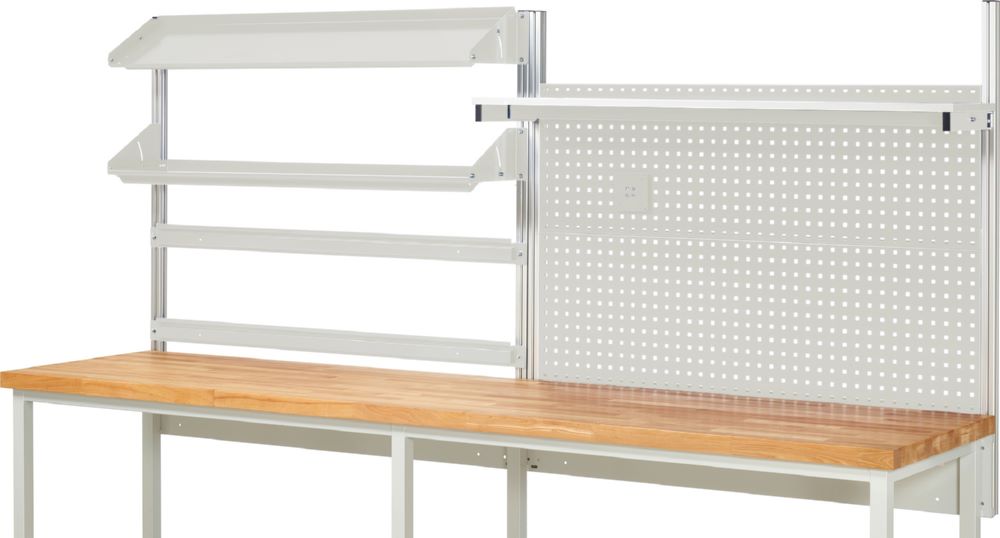 Produktbild Rau Werkbänke System Aufbau Komplettset 05 für Produktbreite 3000 mm RAL7035