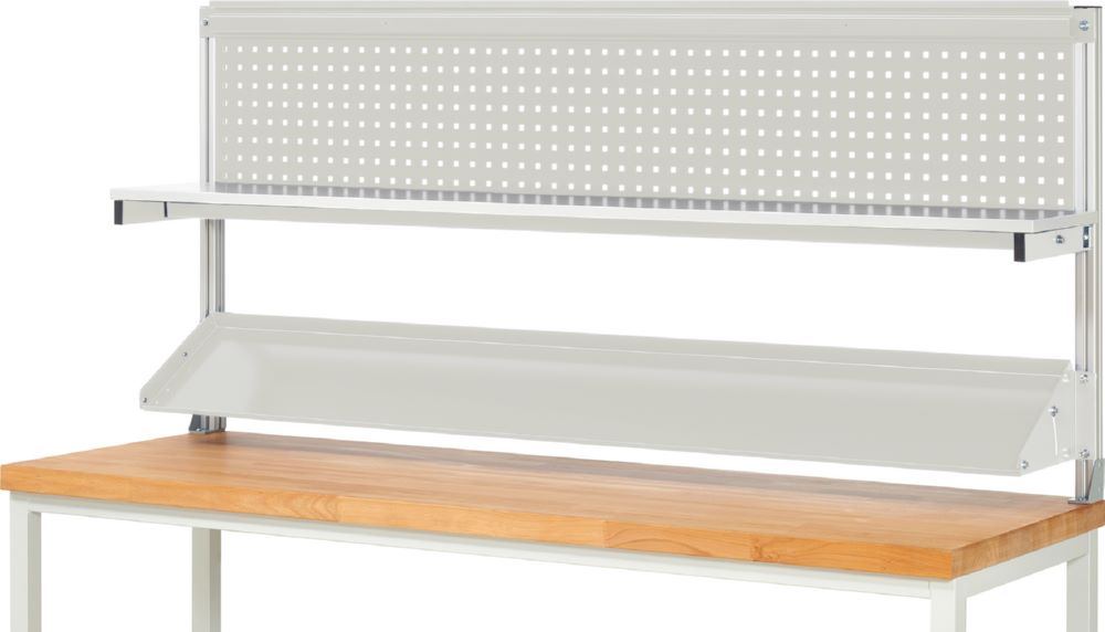 Produktbild Rau Werkbänke System Aufbau 2000 x 350 x 900 mm Komplettset-01 zur Montage auf Arbeitsplatte