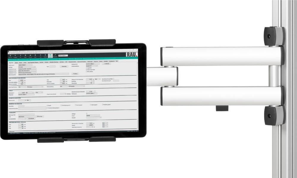 Produktbild Rau Werkbänke Tablethalter für Flachbildschirmhalter