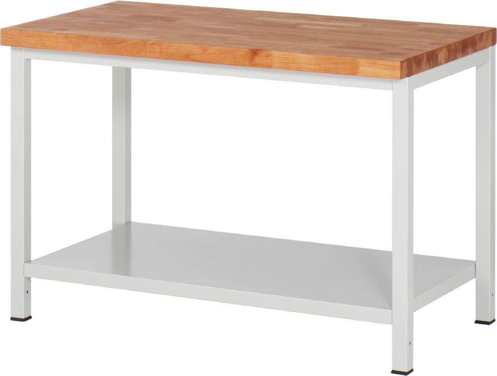 Produktbild Rau Werkbänke Werkbank 8000 1250 x 700 x 840 mm Ablageboden Metall