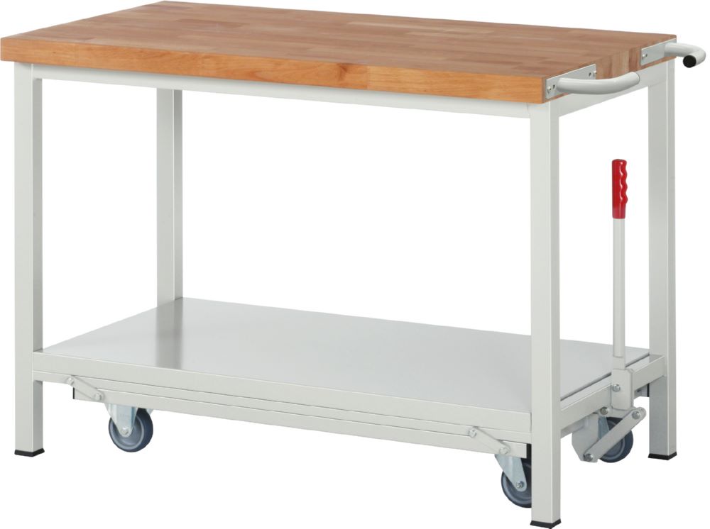 Produktbild Rau Werkbänke Werkbank mit Fahrgestell 8000 1250 x 700 x 880 mm