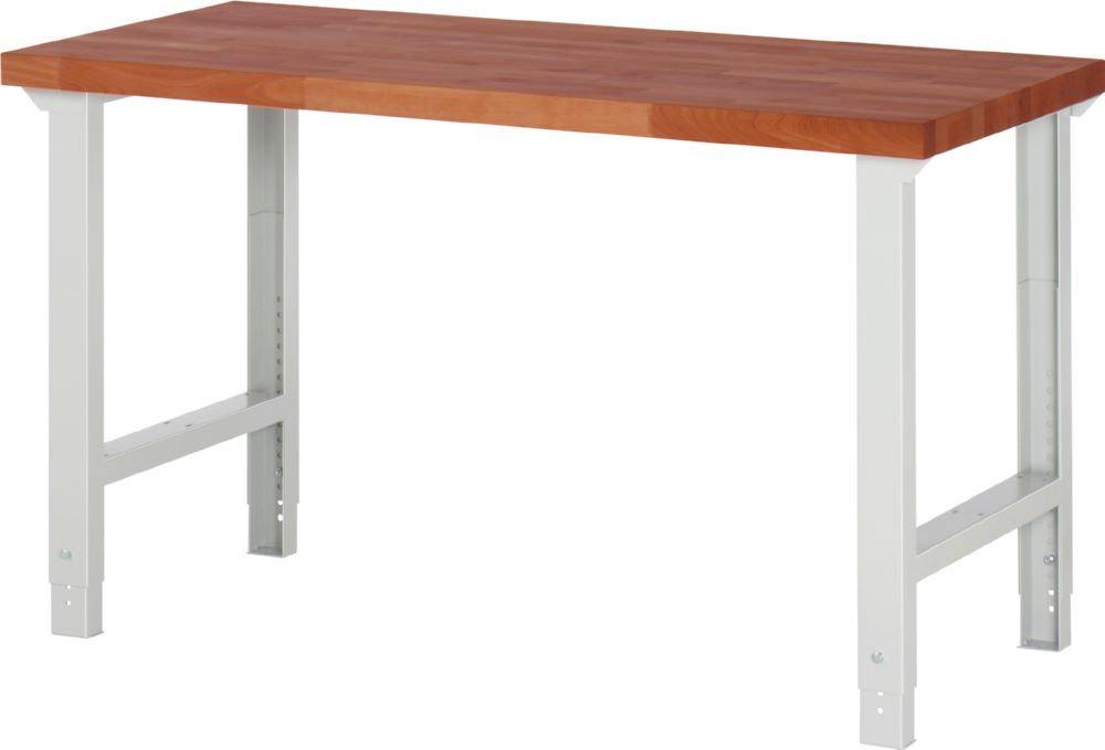 Produktbild Rau Werkbänke Werkbank 7000 1500 x 700 x 790-1140 mm Rotbuche