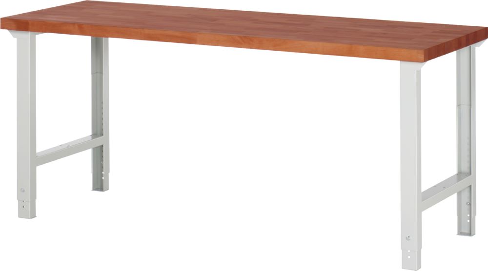 Produktbild Rau Werkbänke Werkbank 7000-1 2000 x 700 x 790-1140 mm Rotbuche