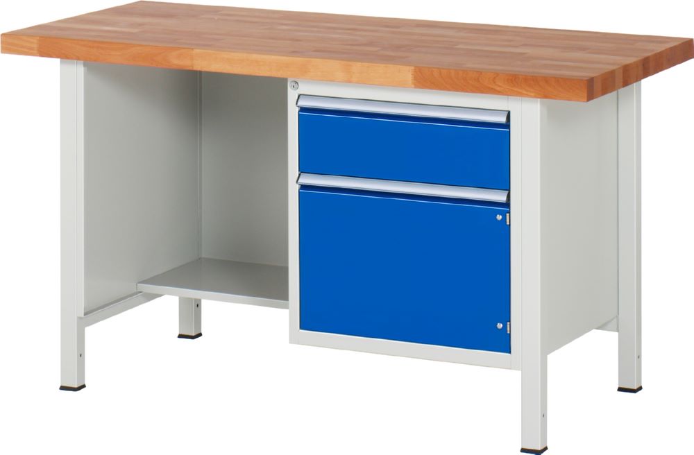 Produktbild Rau Werkbänke Werkbank Serie 8000 Modell 8455 1500 x 700 x 840 mm Buche-Massiv