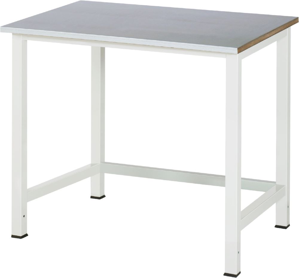 Produktbild RAU Werktisch Serie 900 Arbeitstisch Platte mit Stahlblechbelag 1000 x 800 x 825 mm bild 1